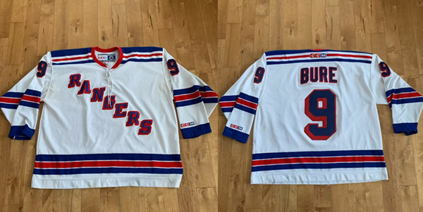 Men's New York Rangers #9 Pavel Bure White Stitched Jersey Men's New York Rangers #9 Pavel Bure White Stitched Jersey