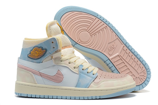 Men's Running Weapon Air Jordan 1 Pink/Cream Shoes 156 Men's Running Weapon Air Jordan 1 Pink/Cream Shoes 156
