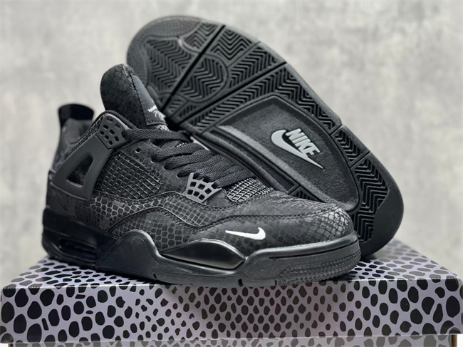 Men's Hot Sale Running weapon Air Jordan 4 'Black Mamba' Shoes 0234