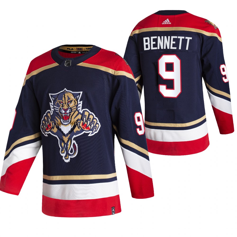 Men's Florida Panthers #9 Sam Bennett Navy Stitched Jersey Men's Florida Panthers #9 Sam Bennett Navy Stitched Jersey