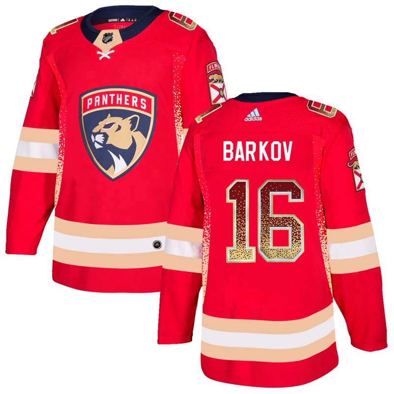 Men's Red Florida Panthers #16 Aleksander Barkov Drift Fashion Stitched NHL Jersey Men's Red Florida Panthers #16 Aleksander Barkov Drift Fashion Stitched NHL Jersey