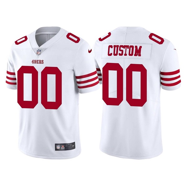Youth San Francisco 49ers ACTIVE PLAYER Custom New White Vapor Untouchable Limited Stitched Jersey Youth San Francisco 49ers ACTIVE PLAYER Custom New White Vapor Untouchable Limited Stitched Jersey