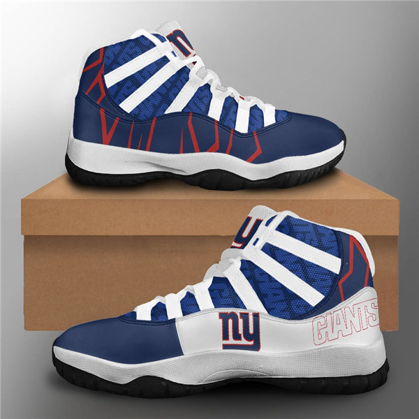 Women's New York Giants Air Jordan 11 Sneakers 30010 Women's New York Giants Air Jordan 11 Sneakers 30010